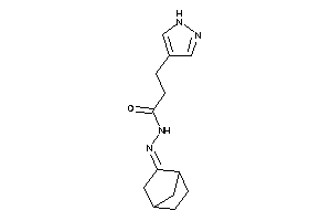Image of N-(norbornan-2-ylideneamino)-3-(1H-pyrazol-4-yl)propionamide