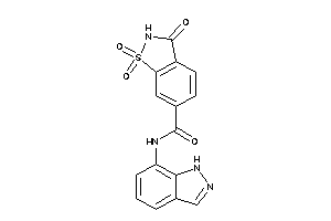 N-(1H-indazol-7-yl)-1,1,3-triketo-1,2-benzothiazole-6-carboxamide