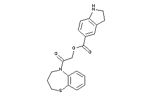 Indoline-5-carboxylic Acid [2-(3,4-dihydro-2H-1,5-benzothiazepin-5-yl)-2-keto-ethyl] Ester