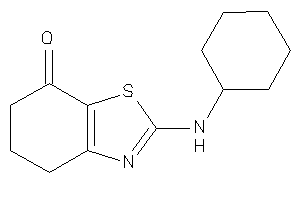 2-(cyclohexylamino)-5,6-dihydro-4H-1,3-benzothiazol-7-one