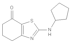 2-(cyclopentylamino)-5,6-dihydro-4H-1,3-benzothiazol-7-one