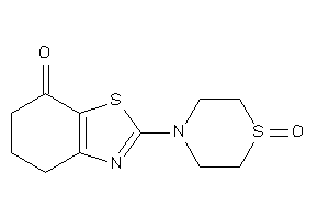 2-(1-keto-1,4-thiazinan-4-yl)-5,6-dihydro-4H-1,3-benzothiazol-7-one