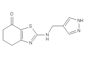 2-(1H-pyrazol-4-ylmethylamino)-5,6-dihydro-4H-1,3-benzothiazol-7-one
