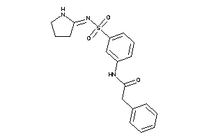 2-phenyl-N-[3-(pyrrolidin-2-ylideneamino)sulfonylphenyl]acetamide