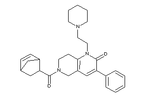 6-(bicyclo[2.2.1]hept-2-ene-5-carbonyl)-3-phenyl-1-(2-piperidinoethyl)-7,8-dihydro-5H-1,6-naphthyridin-2-one