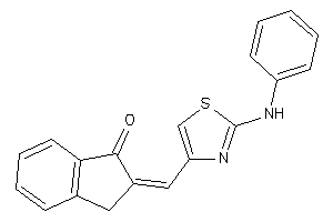 2-[(2-anilinothiazol-4-yl)methylene]indan-1-one