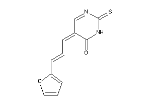 5-[3-(2-furyl)prop-2-enylidene]-2-thioxo-pyrimidin-4-one