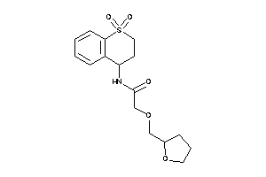 N-(1,1-diketo-3,4-dihydro-2H-thiochromen-4-yl)-2-(tetrahydrofurfuryloxy)acetamide