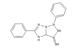 (1,5-diphenyl-3a,4-dihydro-2H-triazolo[5,1-e][1,2,4]triazol-3-ylidene)amine