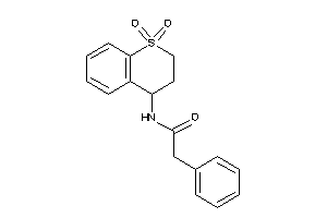 N-(1,1-diketo-3,4-dihydro-2H-thiochromen-4-yl)-2-phenyl-acetamide