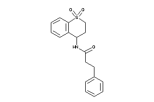 Image of N-(1,1-diketo-3,4-dihydro-2H-thiochromen-4-yl)-3-phenyl-propionamide