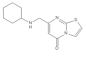 Image of 7-[(cyclohexylamino)methyl]thiazolo[3,2-a]pyrimidin-5-one