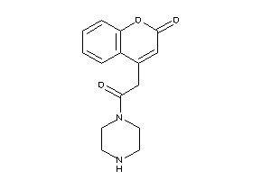 4-(2-keto-2-piperazino-ethyl)coumarin