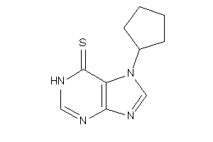 7-cyclopentyl-1H-purine-6-thione
