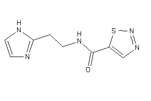 N-[2-(1H-imidazol-2-yl)ethyl]thiadiazole-5-carboxamide