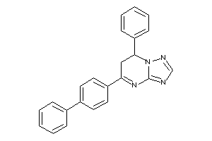 7-phenyl-5-(4-phenylphenyl)-6,7-dihydro-[1,2,4]triazolo[1,5-a]pyrimidine