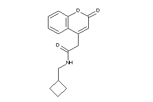 N-(cyclobutylmethyl)-2-(2-ketochromen-4-yl)acetamide