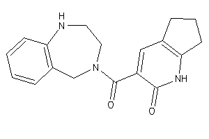 3-(1,2,3,5-tetrahydro-1,4-benzodiazepine-4-carbonyl)-1,5,6,7-tetrahydro-1-pyrindin-2-one