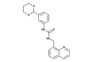 1-[3-(1,3-dithian-2-yl)phenyl]-3-(8-quinolylmethyl)urea