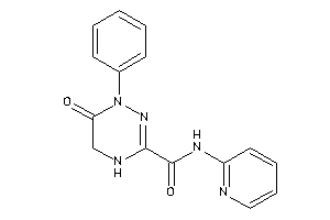 Image of 6-keto-1-phenyl-N-(2-pyridyl)-4,5-dihydro-1,2,4-triazine-3-carboxamide