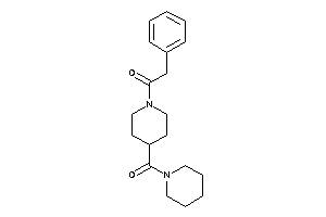 2-phenyl-1-[4-(piperidine-1-carbonyl)piperidino]ethanone