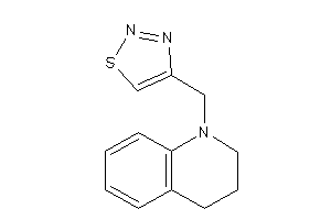 Image of 4-(3,4-dihydro-2H-quinolin-1-ylmethyl)thiadiazole