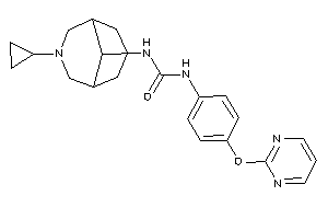 1-(7-cyclopropyl-7-azabicyclo[3.3.1]nonan-9-yl)-3-[4-(2-pyrimidyloxy)phenyl]urea