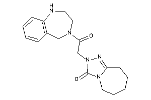 2-[2-keto-2-(1,2,3,5-tetrahydro-1,4-benzodiazepin-4-yl)ethyl]-6,7,8,9-tetrahydro-5H-[1,2,4]triazolo[4,3-a]azepin-3-one