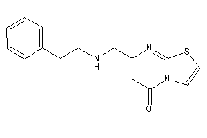 7-[(phenethylamino)methyl]thiazolo[3,2-a]pyrimidin-5-one