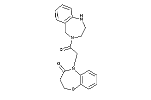 5-[2-keto-2-(1,2,3,5-tetrahydro-1,4-benzodiazepin-4-yl)ethyl]-2,3-dihydro-1,5-benzoxazepin-4-one