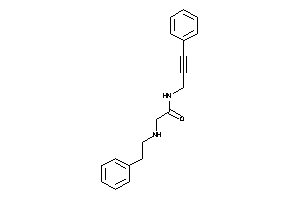 2-(phenethylamino)-N-(3-phenylprop-2-ynyl)acetamide