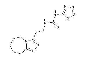 1-[2-(6,7,8,9-tetrahydro-5H-[1,2,4]triazolo[4,3-a]azepin-3-yl)ethyl]-3-(1,3,4-thiadiazol-2-yl)urea