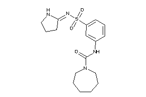 N-[3-(pyrrolidin-2-ylideneamino)sulfonylphenyl]azepane-1-carboxamide