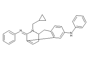 [cyclopropylmethyl(phenylimino)BLAHyl]-phenyl-amine