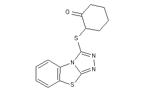 2-([1,2,4]triazolo[3,4-b][1,3]benzothiazol-1-ylthio)cyclohexanone