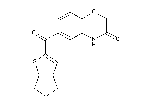 6-(5,6-dihydro-4H-cyclopenta[b]thiophene-2-carbonyl)-4H-1,4-benzoxazin-3-one