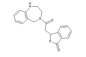 3-[2-keto-2-(1,2,3,5-tetrahydro-1,4-benzodiazepin-4-yl)ethyl]phthalide
