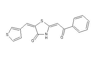 Image of 2-phenacylidene-5-(3-thenylidene)thiazolidin-4-one