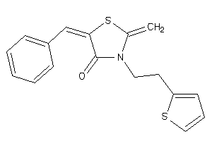 Image of 5-benzal-2-methylene-3-[2-(2-thienyl)ethyl]thiazolidin-4-one
