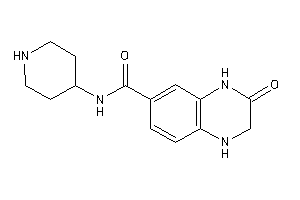 3-keto-N-(4-piperidyl)-2,4-dihydro-1H-quinoxaline-6-carboxamide