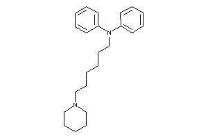 Diphenyl(6-piperidinohexyl)amine