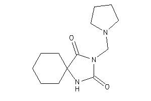 Image of 3-(pyrrolidinomethyl)-1,3-diazaspiro[4.5]decane-2,4-quinone