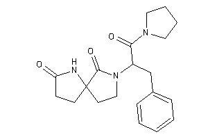 Image of 7-(1-benzyl-2-keto-2-pyrrolidino-ethyl)-4,7-diazaspiro[4.4]nonane-3,6-quinone