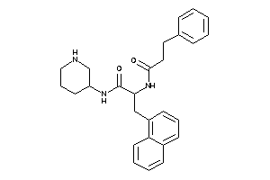 Image of 2-(hydrocinnamoylamino)-3-(1-naphthyl)-N-(3-piperidyl)propionamide