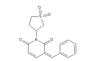 3-benzal-1-(1,1-diketothiolan-3-yl)pyridine-2,6-quinone