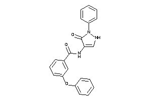 N-(5-keto-1-phenyl-3-pyrazolin-4-yl)-3-phenoxy-benzamide