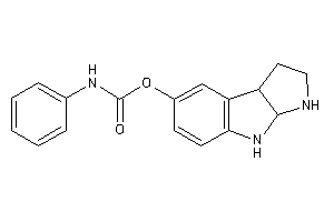 N-phenylcarbamic Acid 1,2,3,3a,4,8b-hexahydropyrrolo[2,3-b]indol-7-yl Ester