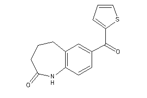 7-(2-thenoyl)-1,3,4,5-tetrahydro-1-benzazepin-2-one