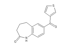 7-(3-thenoyl)-1,3,4,5-tetrahydro-1-benzazepin-2-one