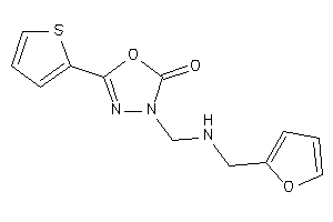 Image of 3-[(2-furfurylamino)methyl]-5-(2-thienyl)-1,3,4-oxadiazol-2-one